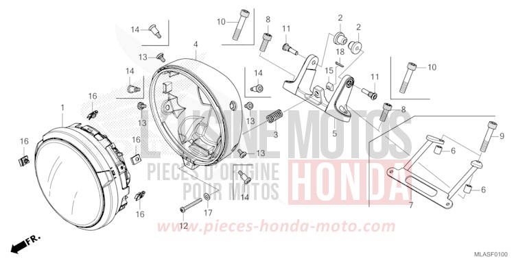 PROJECTEUR de CMX 1100 "Rebel" IRIDIUM GRAY METALLIC (NHC65) de 2025